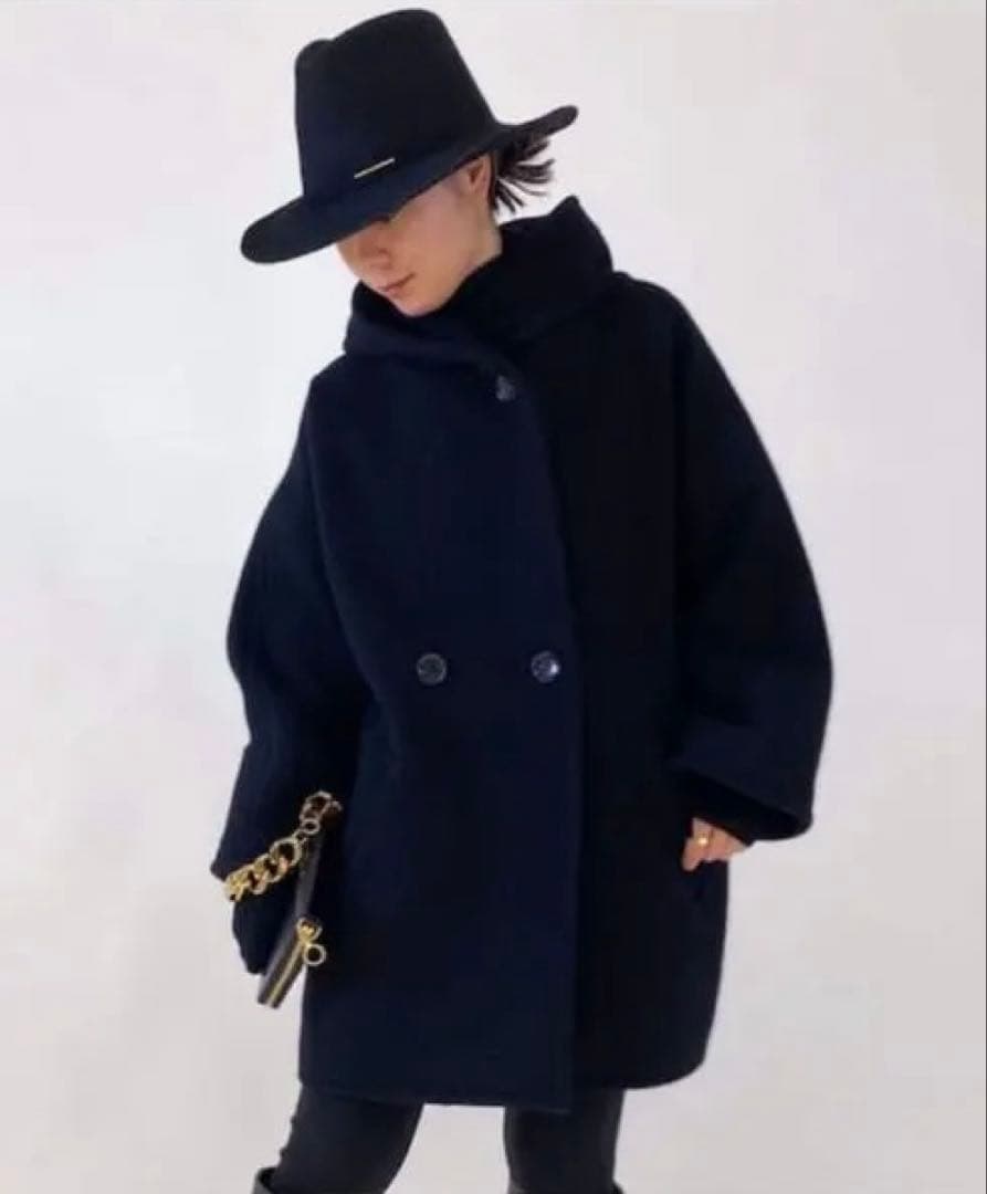 【新品未使用】即完売AP STUDIOモッサオーバーフーディーコート36 日本製