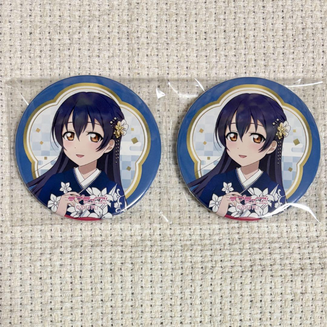 ラブライブ μ's ファイナルライブ 園田海未 缶バッジ ピンズ