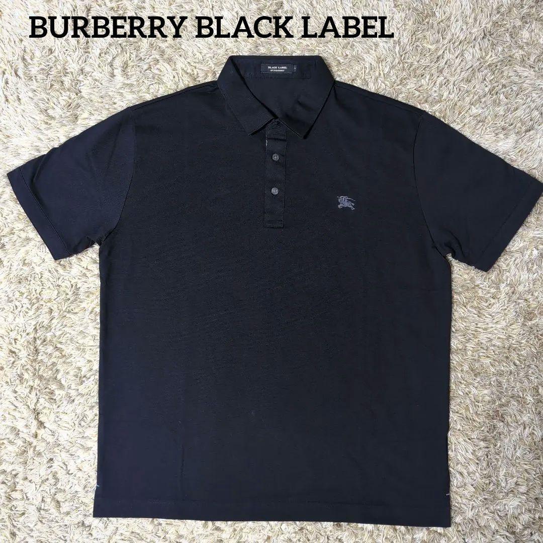 BURBERRY BLACK LABEL バーバリー ポロシャツ ブラック 4 - メルカリ