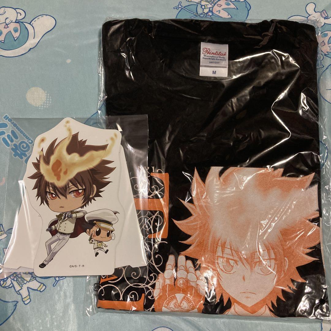 REBORN　ひこくじ　第2弾　Tシャツ　POPスタンド　沢田綱吉　2点セット
