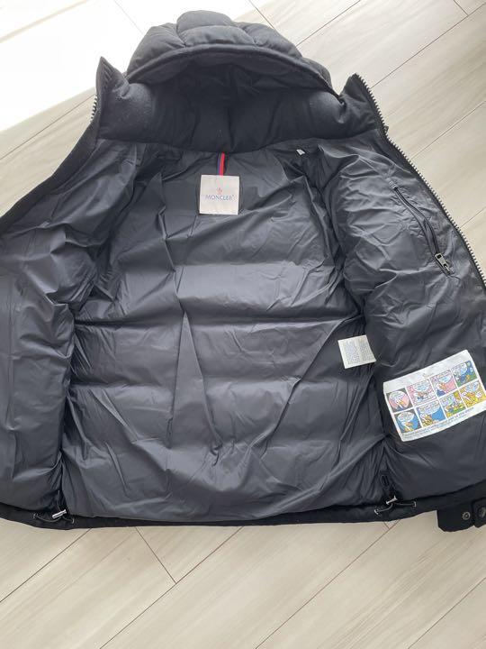 美品 タグ等有 モンクレール モンジュネーブル 黒 サイズ1 画像4