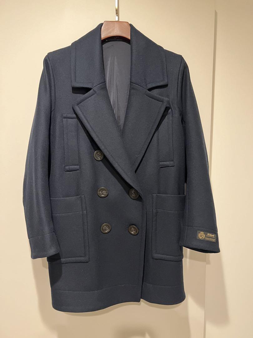 styling コクーンPコート　ネイビー　0サイズ