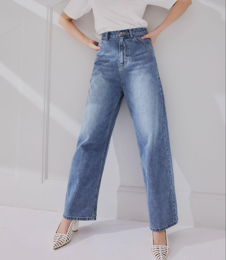 Milano Wide-Straight Jeans/サイズ25