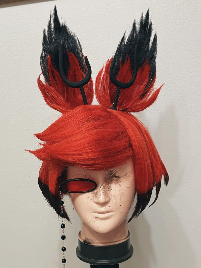 即日発送 ハズビンホテル／アラスター コスプレウィッグ コスプレウィッグ