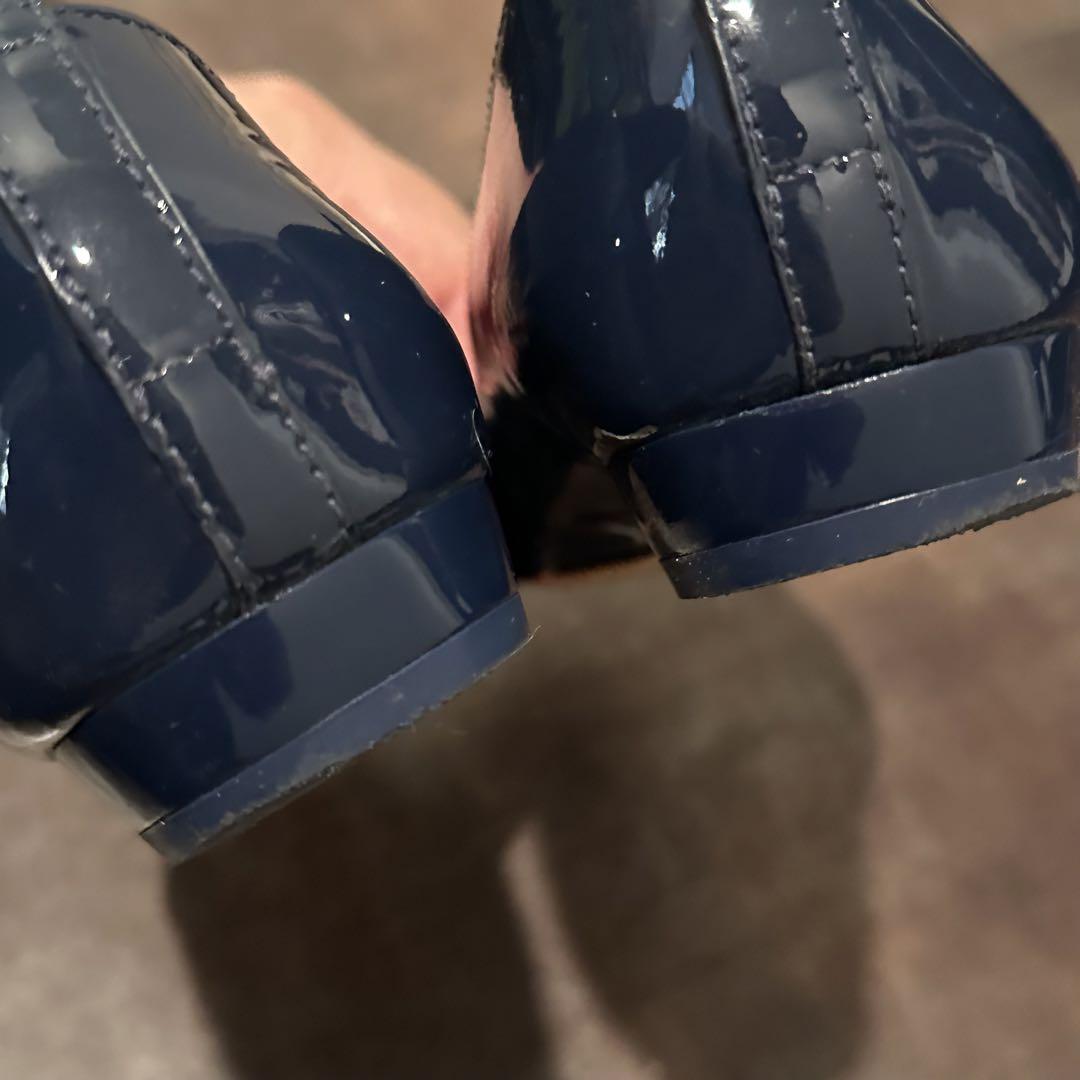 トリーバーチ　エナメル　パンプス　バレエシューズ