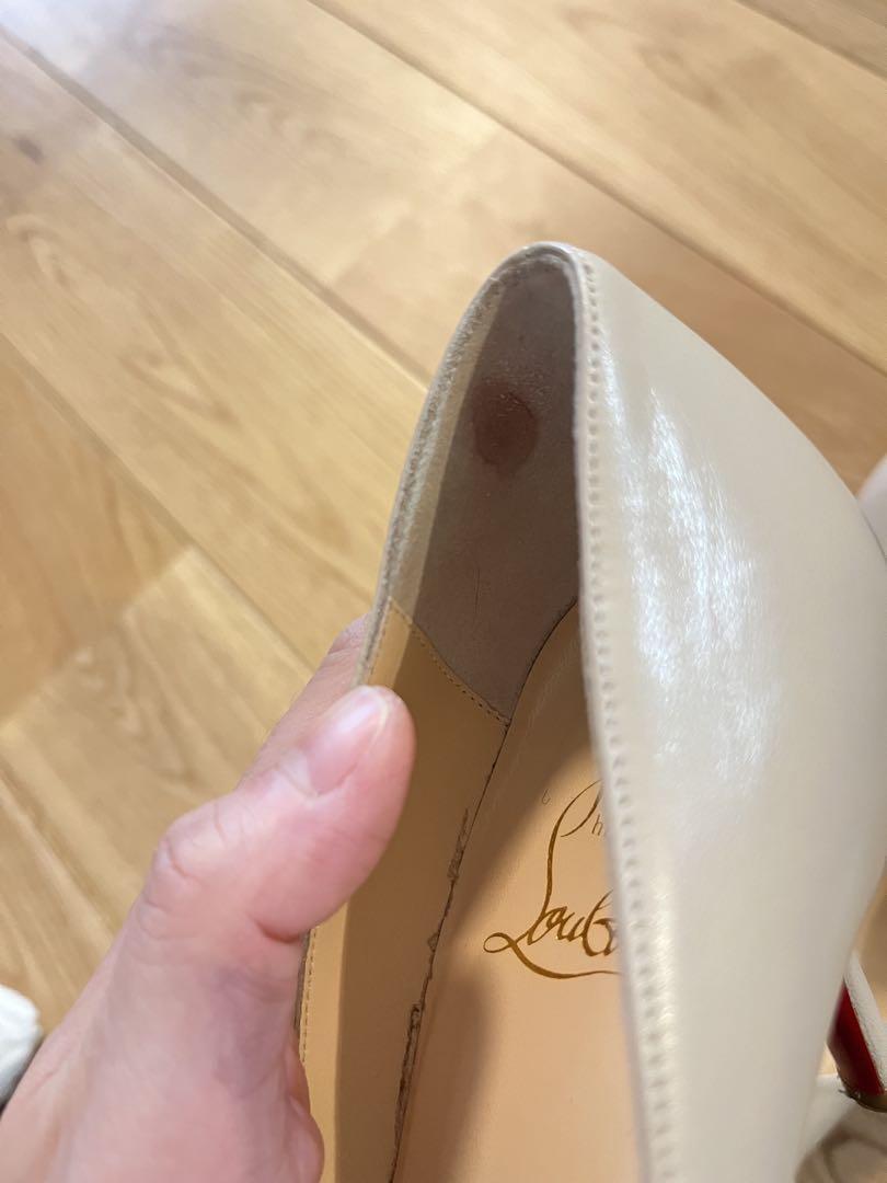 週末値下✴︎希少Christian Louboutin ベージュ ハイヒール 36