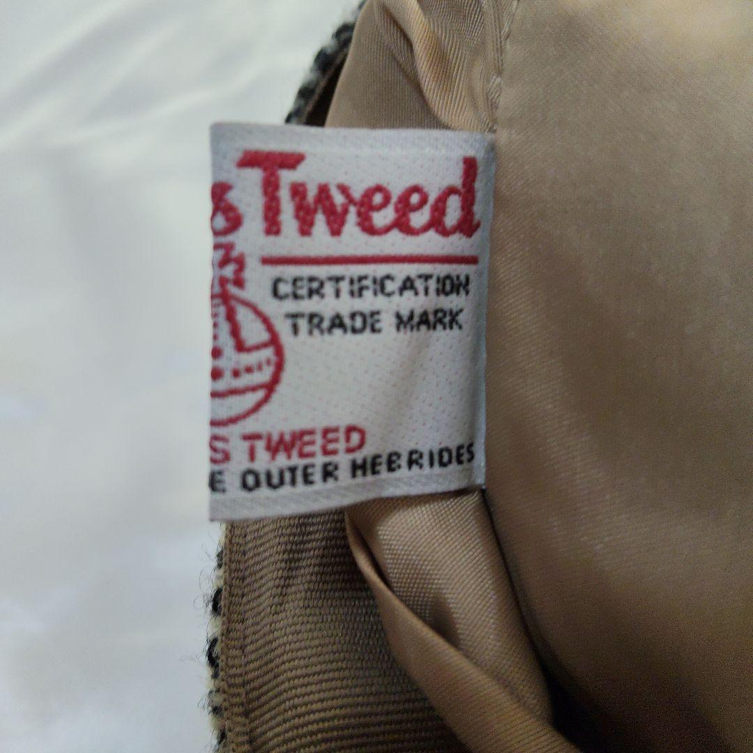 新品 GLENAPPIN ハリスツイード パッチワーク ベイカーボーイキャップ 新品 GLENAPPIN ハリスツイード パッチワーク ベイカーボーイキャップ