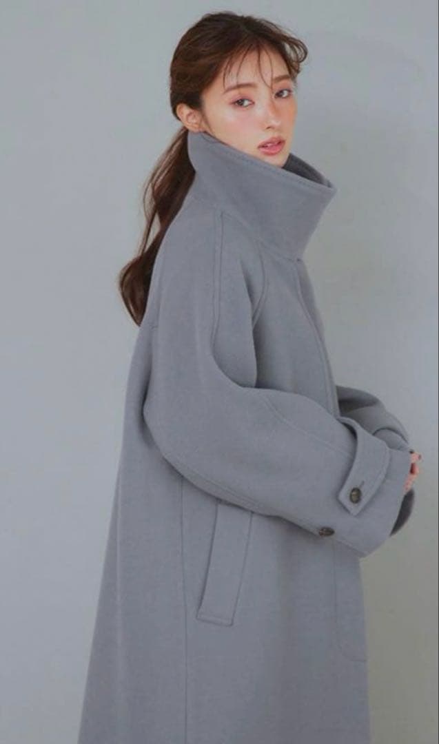 FRAY.ID ウールリバーバルマカンコートM FRAY I.D