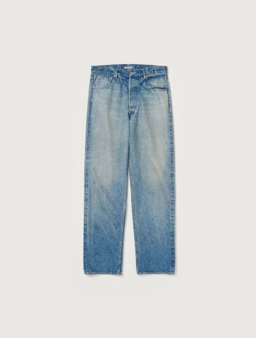 パンツ 24aw AURALEE SELVEDGE FADED DENIM