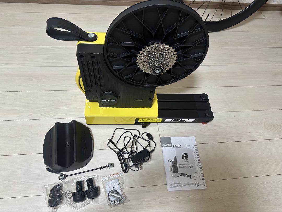 【美品・走行10kmのみ】ELITE Justo 2 付属品完備・元箱あり