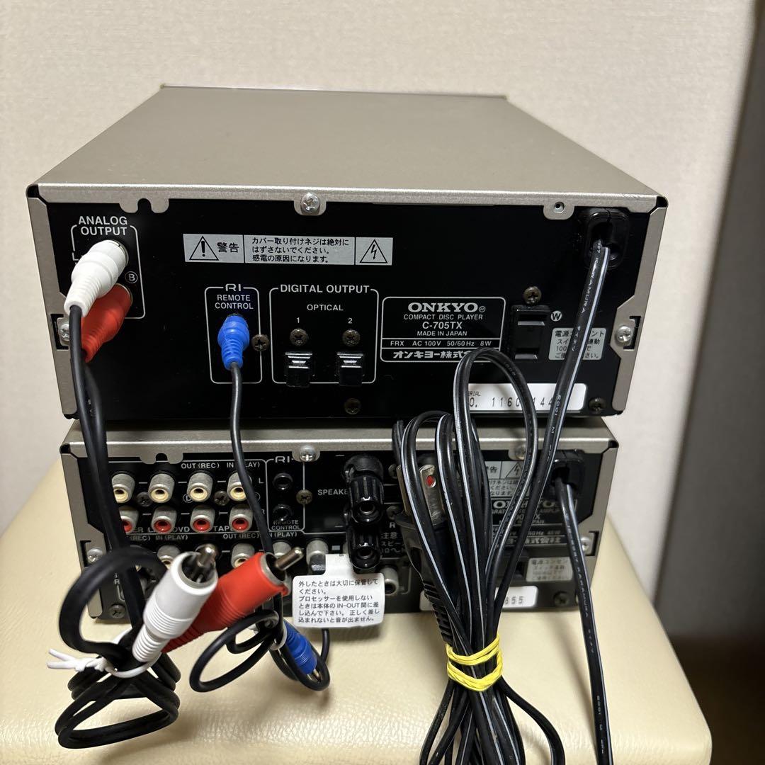 ONKYO C-705TX & A-905TX セット ジャンク