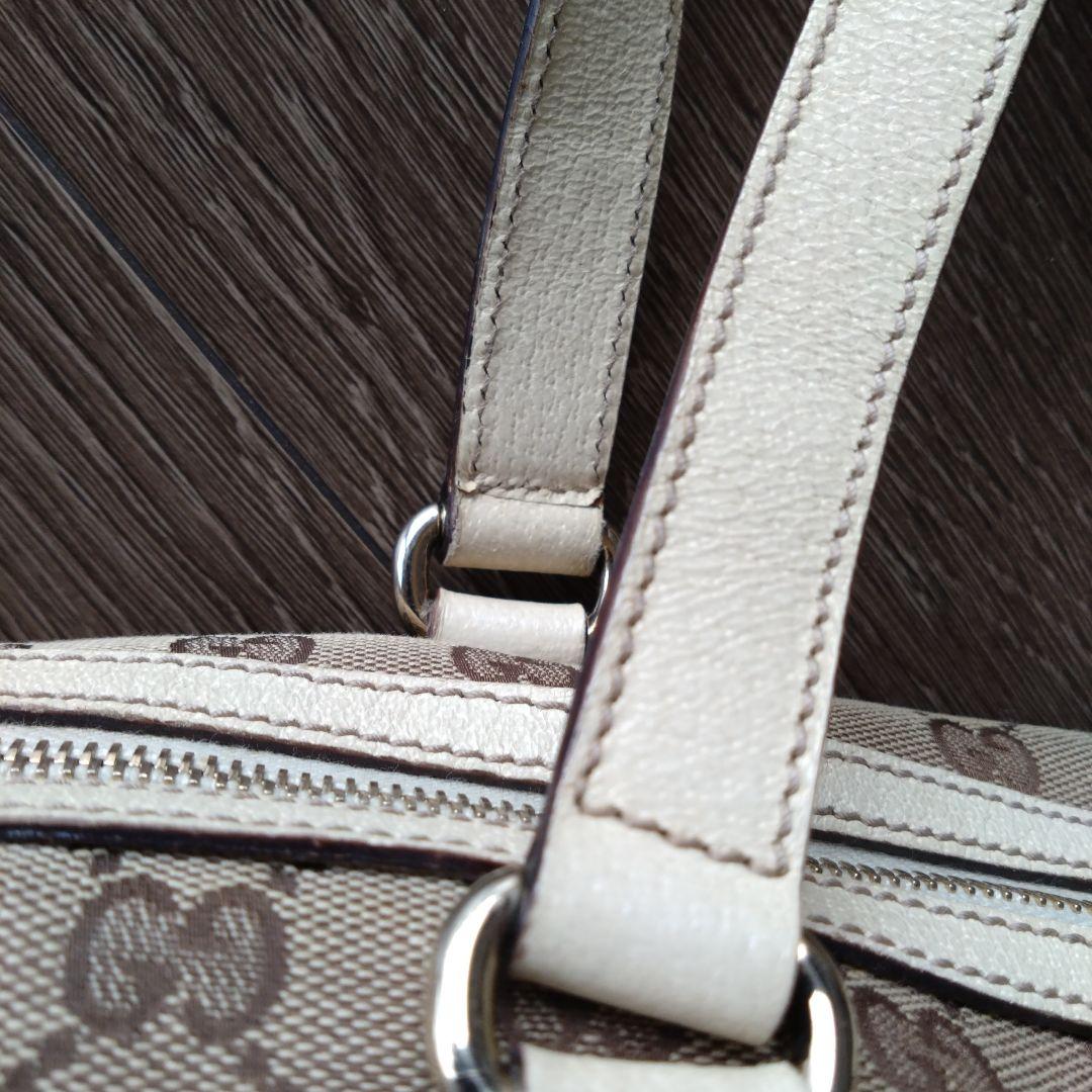 GUCCI GGパターン ハンドバッグ ベージュ