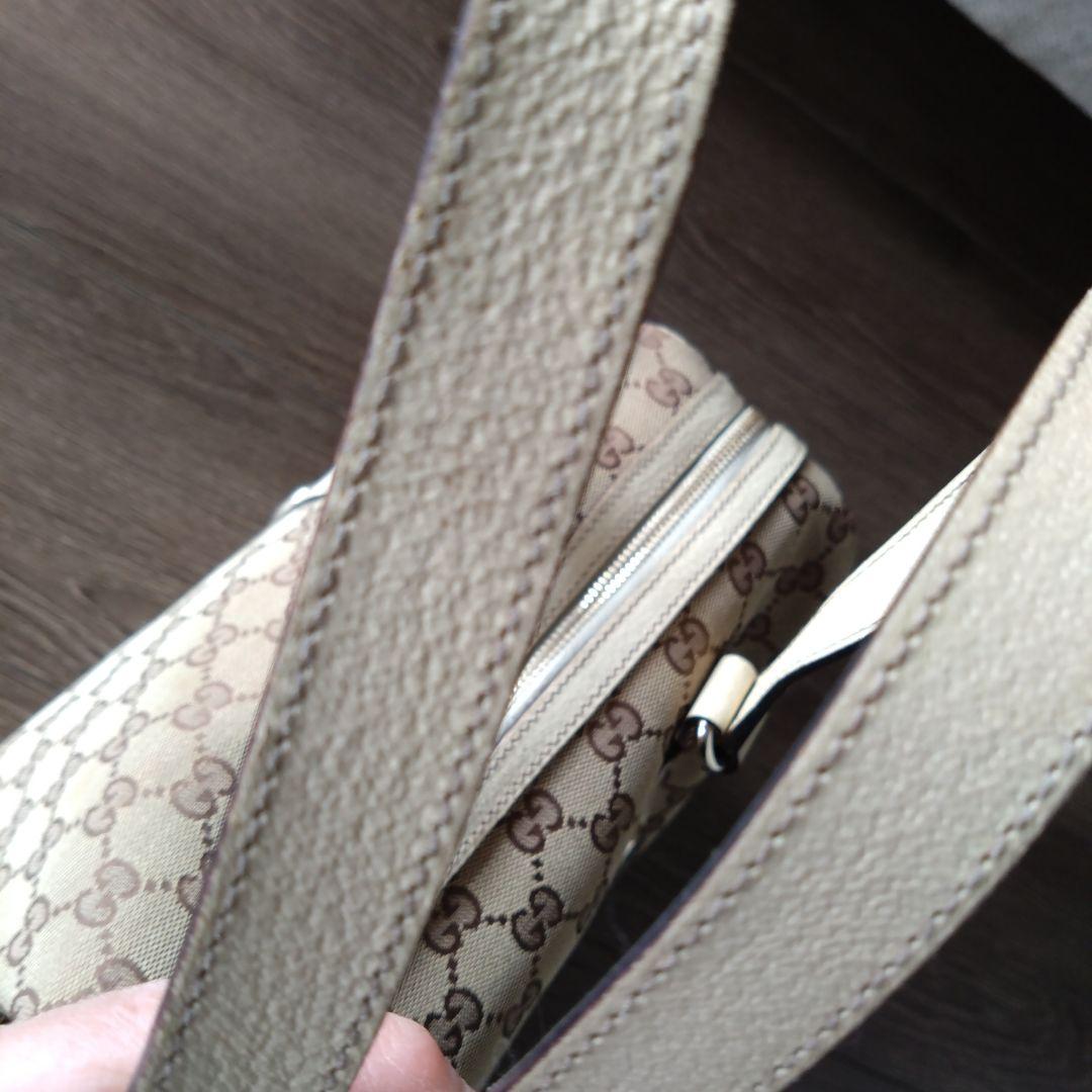 GUCCI GGパターン ハンドバッグ ベージュ