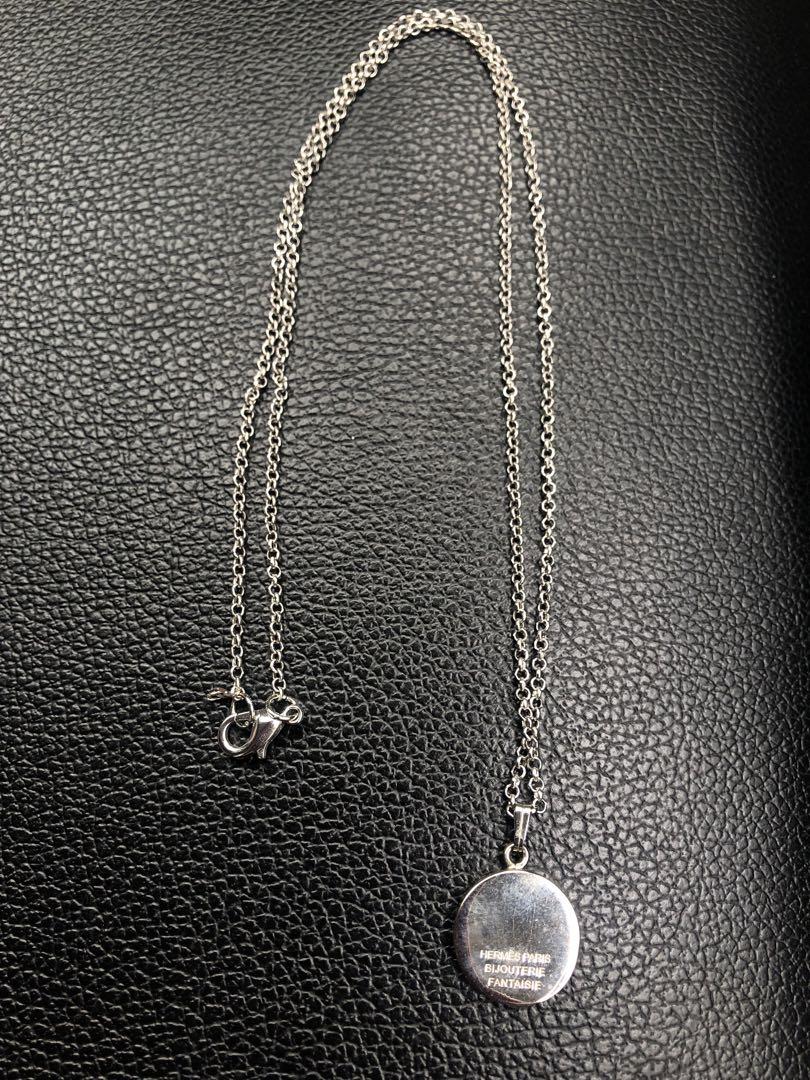 HERMES エルメス シルバー コロゾ ネックレス ホース アクセサリー