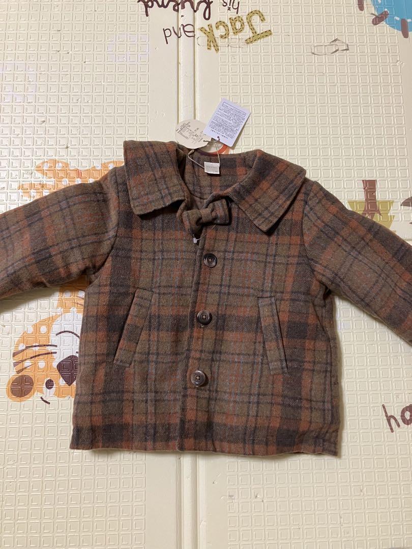 tete a tete テータテート チェックコート 90cm tete a tete テータテート チェックコート 90cm