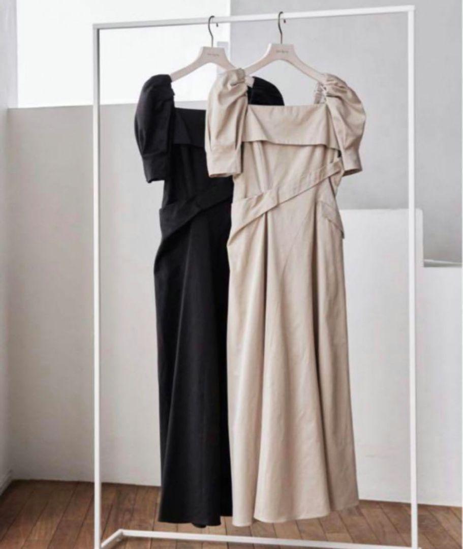 Herlipto Troncais Puff Sleeve Dress Mサイズ