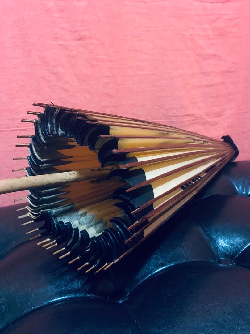 番傘 新撰組 竹製和傘 アンティーク 番傘 新撰組 竹製和傘 アンティーク