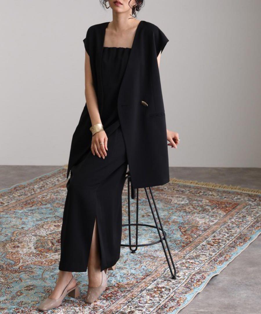 ANDRESD バックシアージレセットアップドレス niana プールヴー