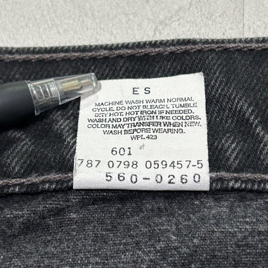90s LEVI'S 560 Black Denim Pant 38×32