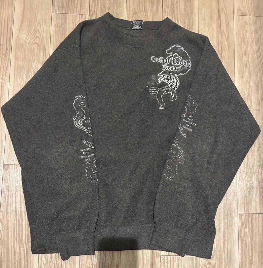 00s Dragon cross towel sweat