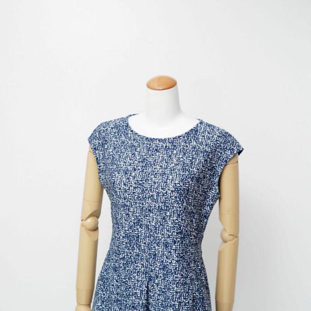 美品】ANAYI アナイ Aライン 膝丈 ストレッチ ワンピース
