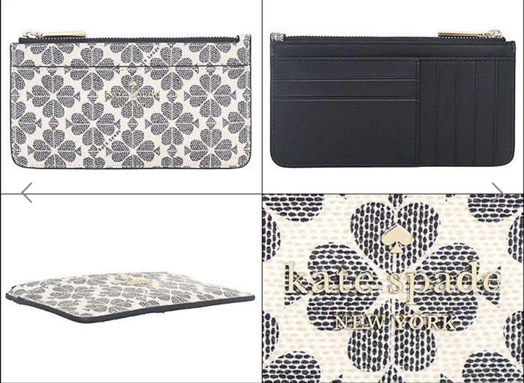 即納! 【Kate Spade】フローラル ラージ スリム カード ホルダー kate spade new york｜スペード フラワー ラージ スリム カード