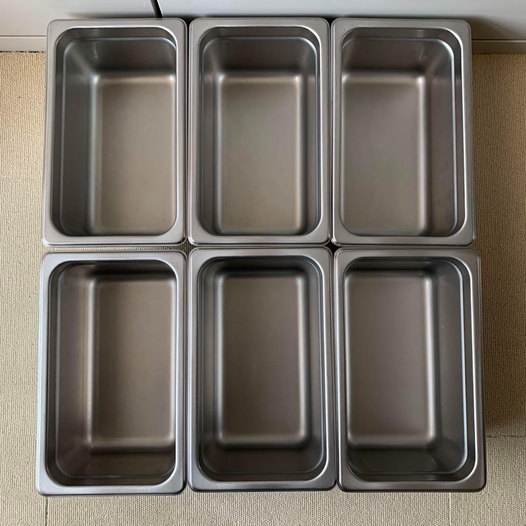 ホテルパン フードパン 調理器具 ステンレス製 長方形バット 12個セット ホテルパン フードパン 調理器具 ステンレス製 長方形バット 12個セット