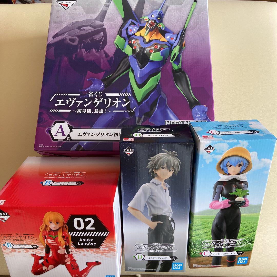 【国産】 一番くじ おまけ 初号機、暴走！A賞B賞C賞D賞 エヴァンゲリオン コミック・アニメ