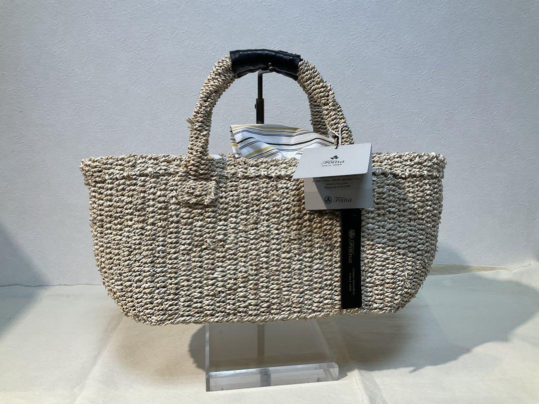 フォルナ　メイズ　天然草木ハンドバッグ　ナチュラル　特価 5,500円