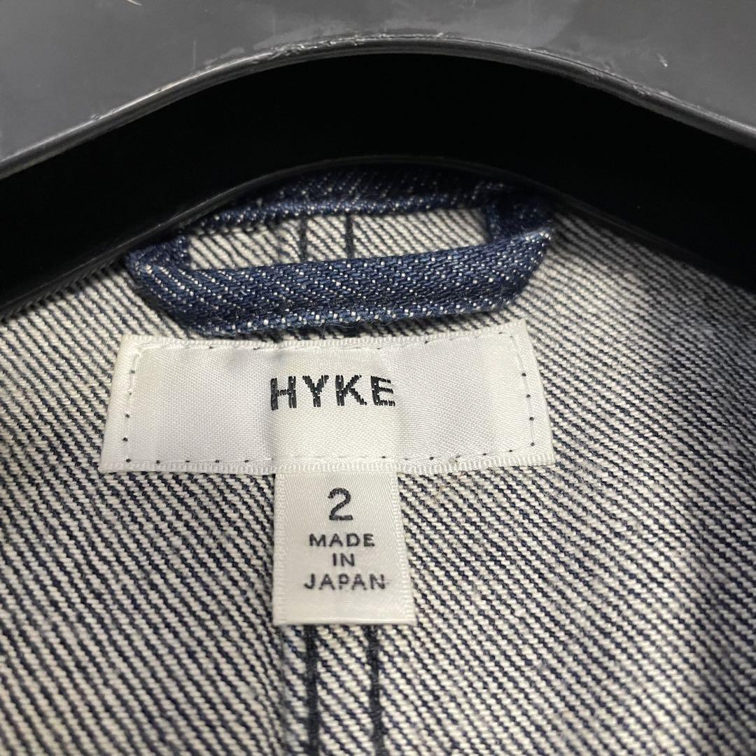 HYKE ハイク デニムコート 日本製 チェスターコート サイズ2