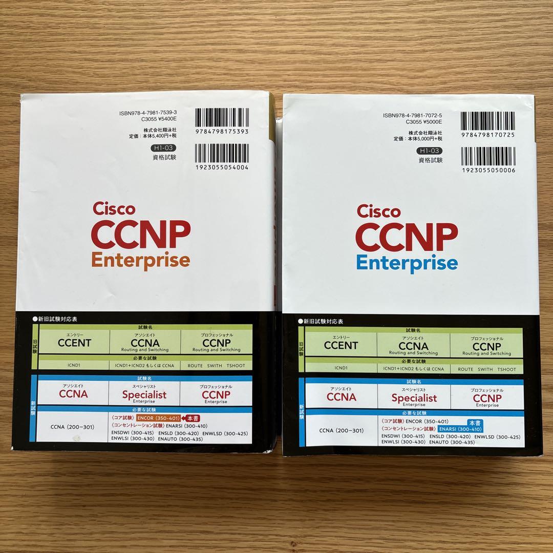 コンピュータ・IT CCNP Enterprise(ENCOR,ENARSI)