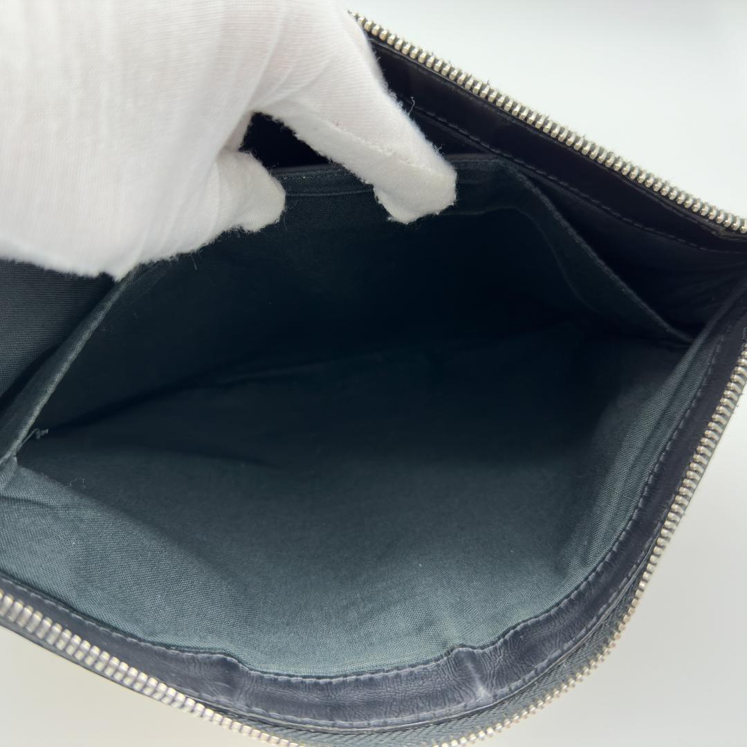 美品】バレンシアガ クラッチバッグ キャンバス×レザー （美品