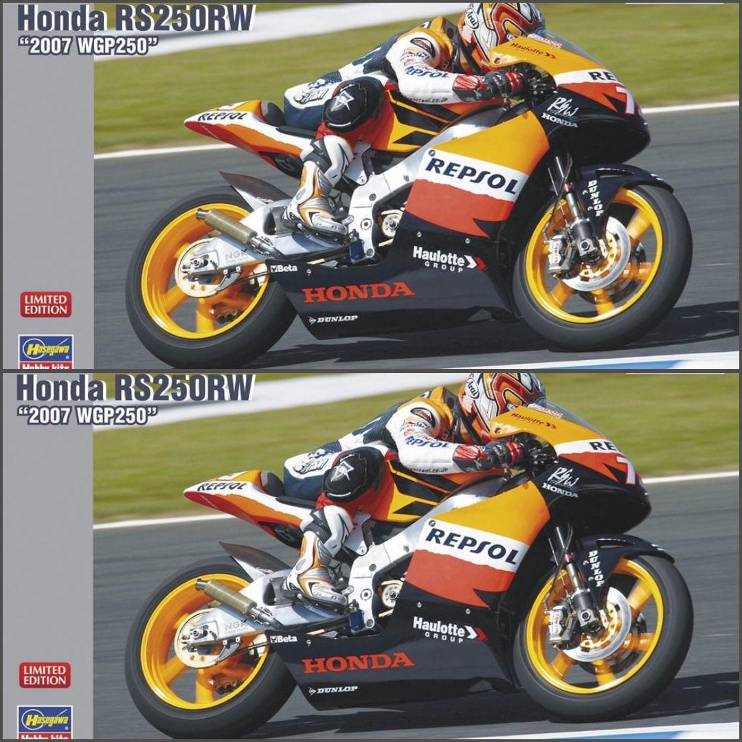 ハセガワ1/12 レプソル RS250RW `2007 WGP250` 2セット