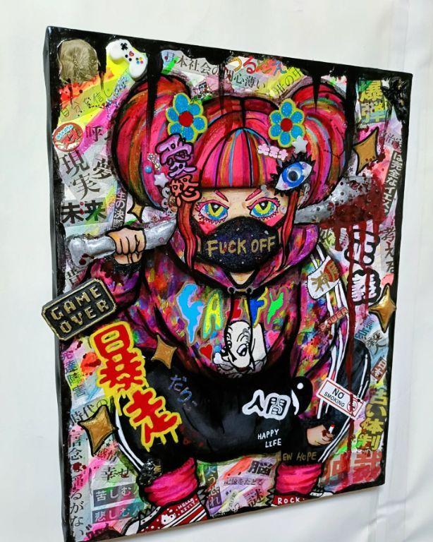 Anti-rotten world（反腐った世界） | 現代画家 Chika Shinoda