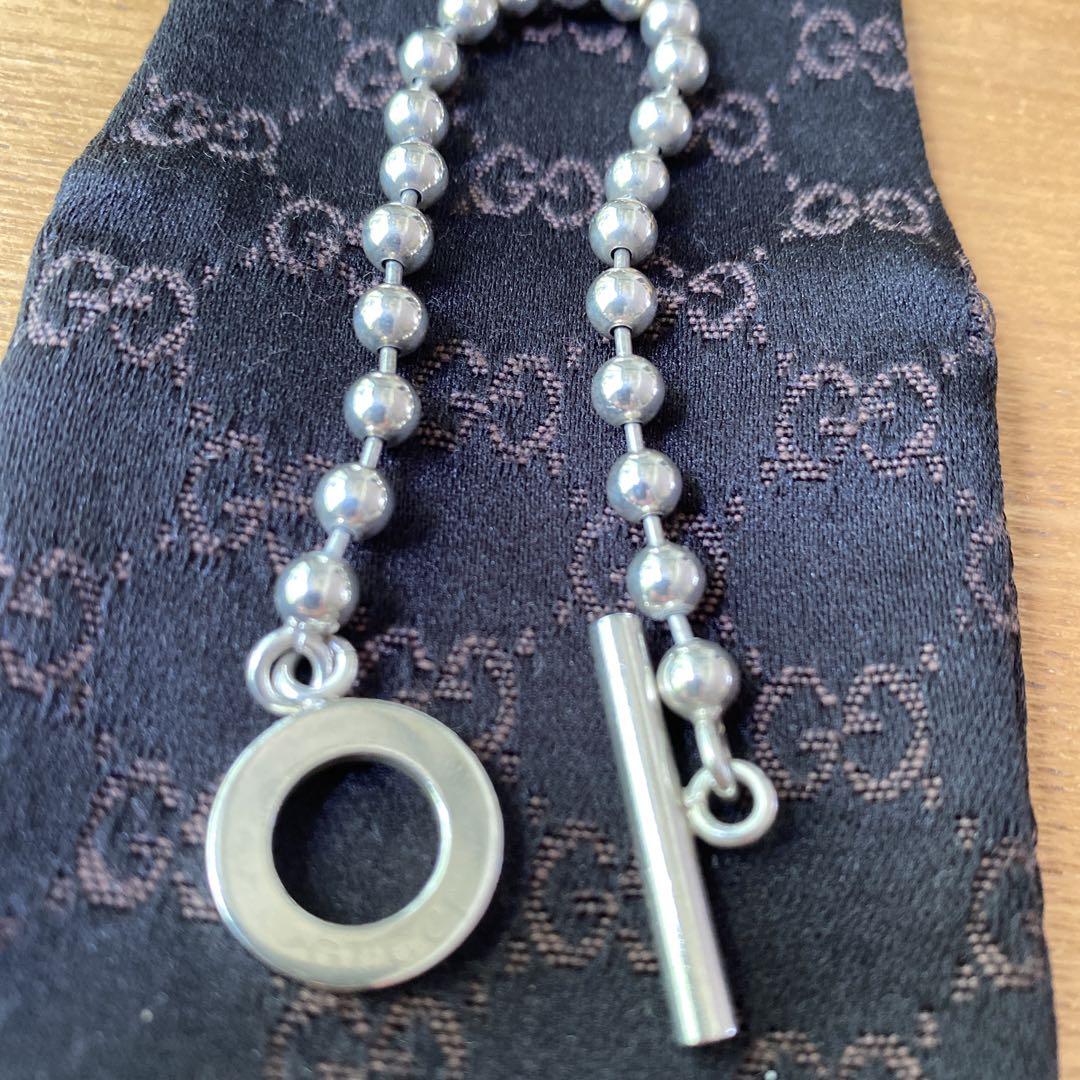グッチ　ブレスレット　ボールチェーン　シルバー925 アクセサリー