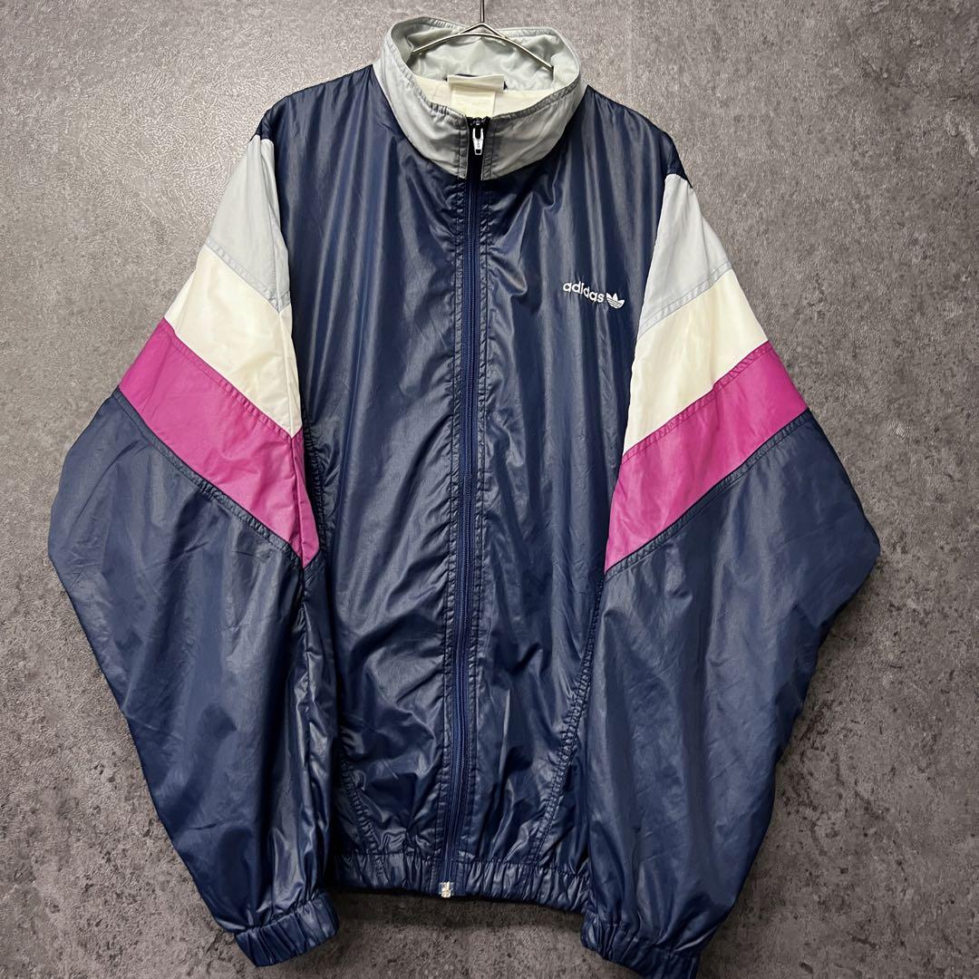 RETRO VINTAGE adidasレトロ古着アディダスロゴスキーブルゾン 1990s Vintage Adidas Special Edition Track Jacket Descente