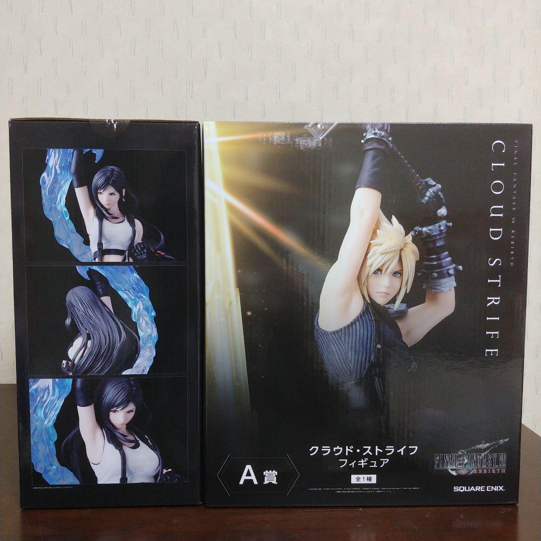 ファイナルファンタジー　フィギュア　発売記念くじ　A　クラウド　エンド　ティファ