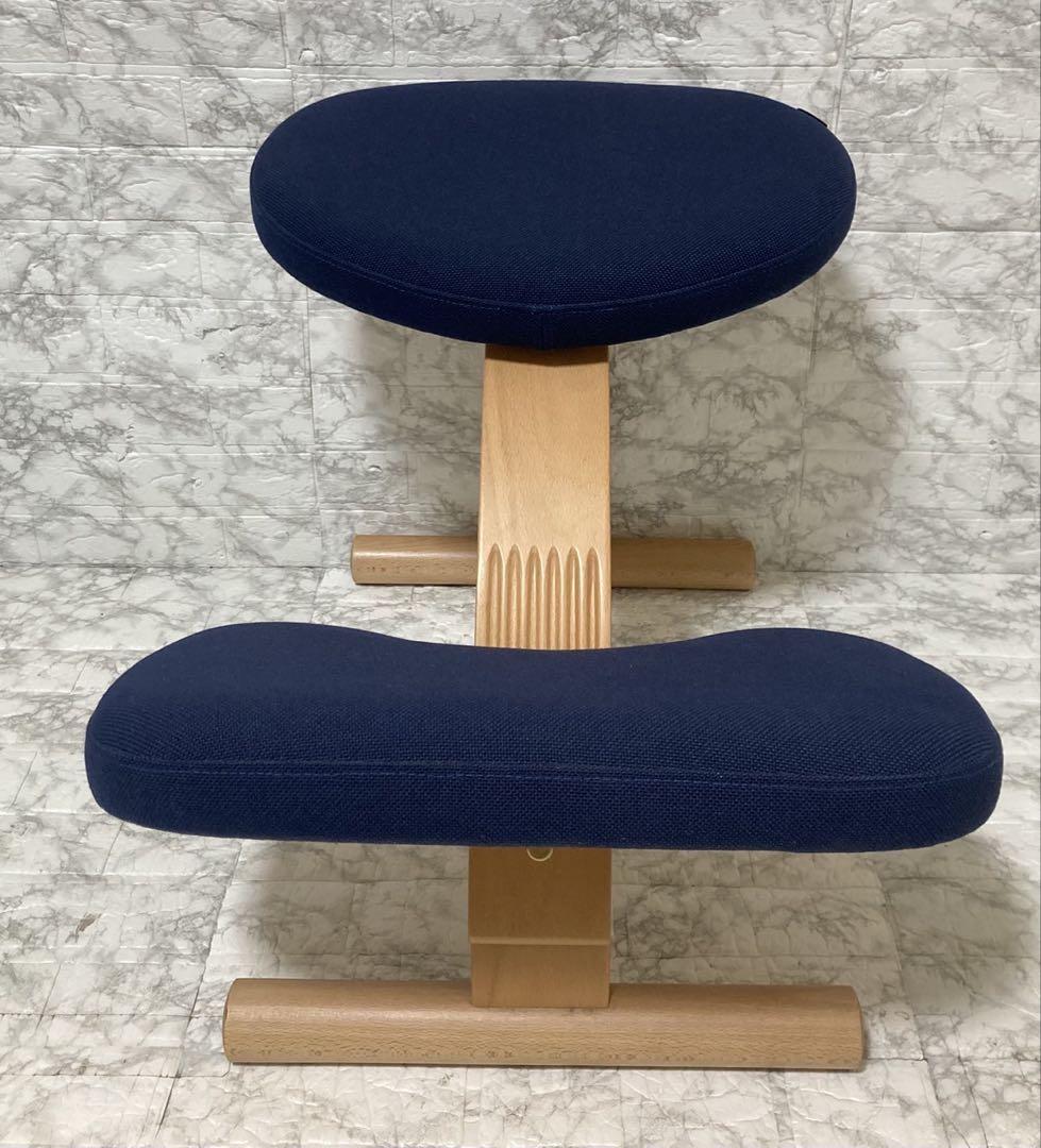 【カバー付 美品】サカモトハウス バランスイージー ネイビー 日本製 取説付き