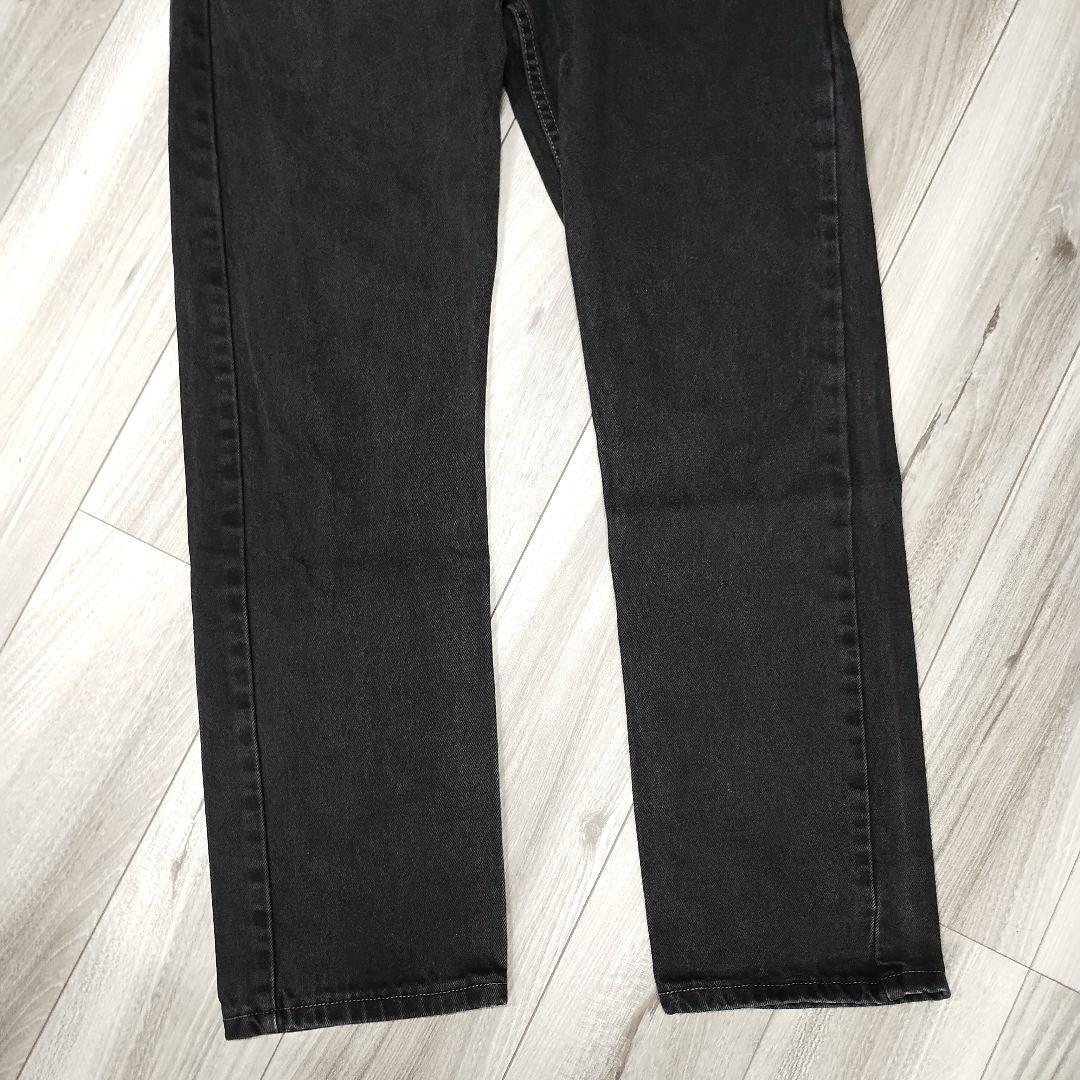 極美品 levis usa製 リーバイス デニム サルファブラック 後染め