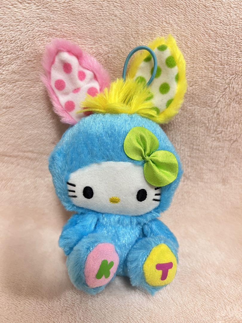 人気メーカー・ブランド サンリオ ハローキティ うさぎ ブルー レア - メルカリ ぬいぐるみ