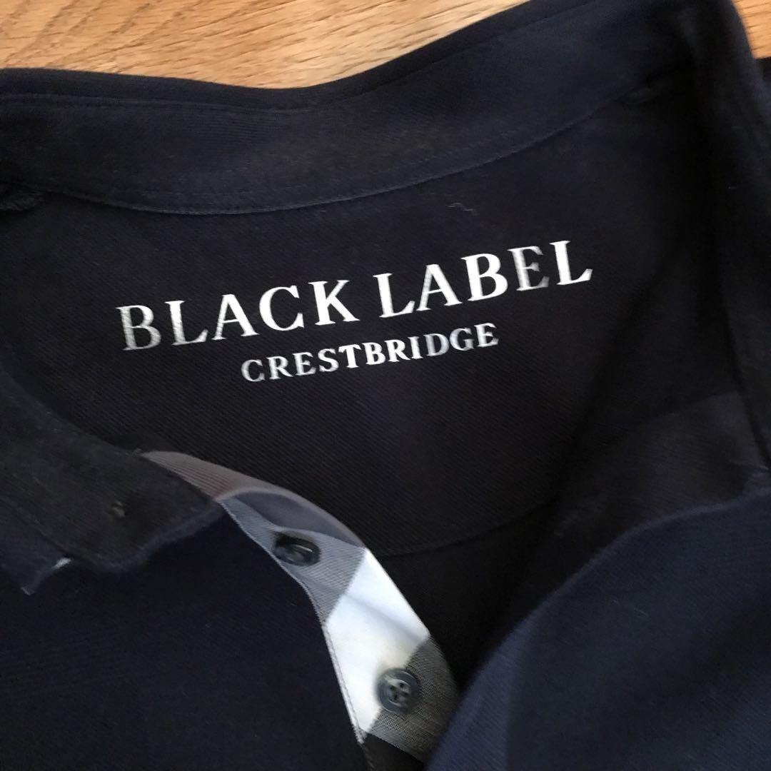 BLACK LABEL CRESTBRIDGE ネイビーポロシャツ