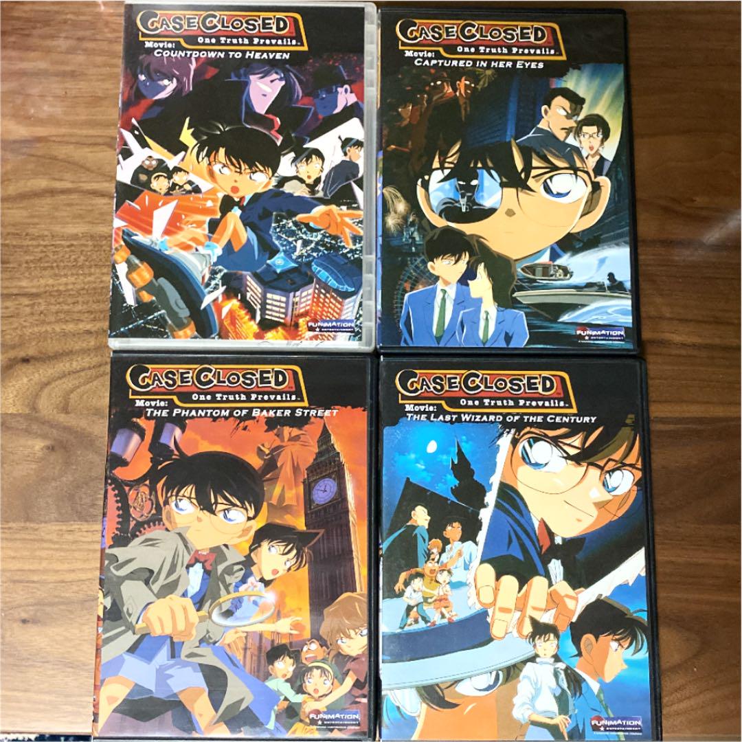 劇場版名探偵コナン Case Closed 英語 映画 4作品
