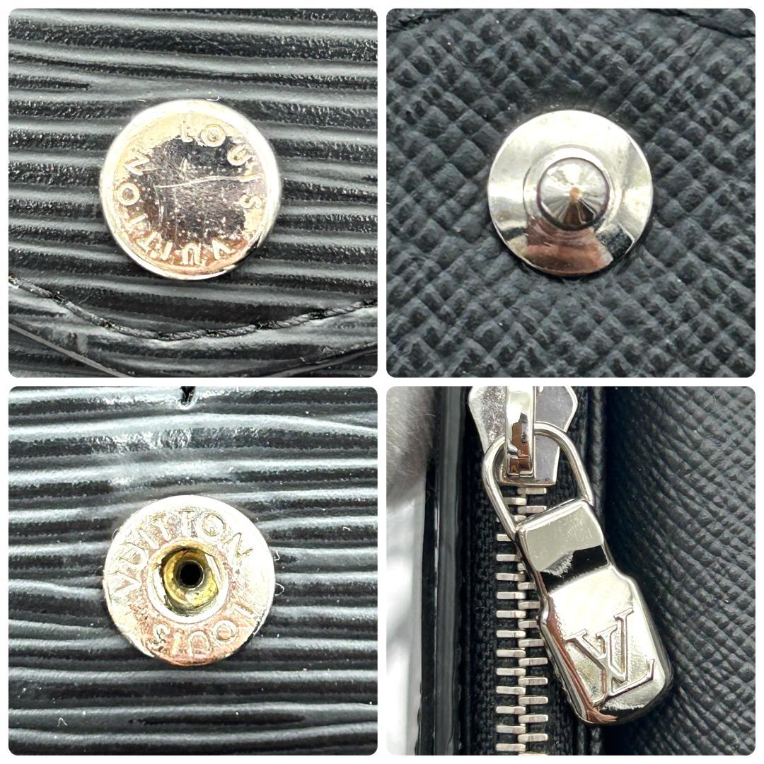 ★美品★　ルイヴィトン　エピ　ポルトフォイユ サラ 　ノワール　長財布