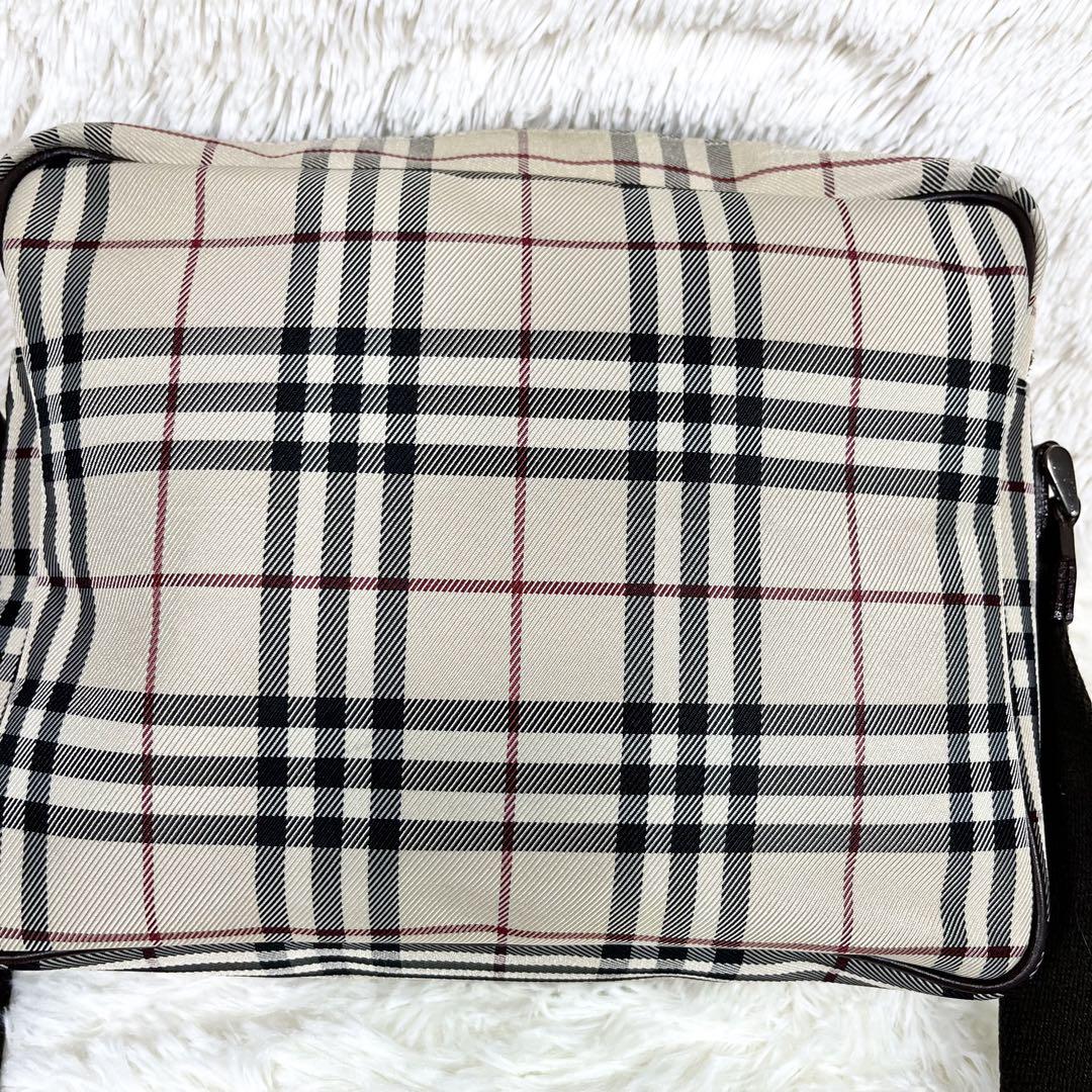 【超美品 ノバチェック】バーバリー ショルダー バッグ サコッシュ レザー シーサー様専用バーバリー ショルダーバッグ ノバチェック