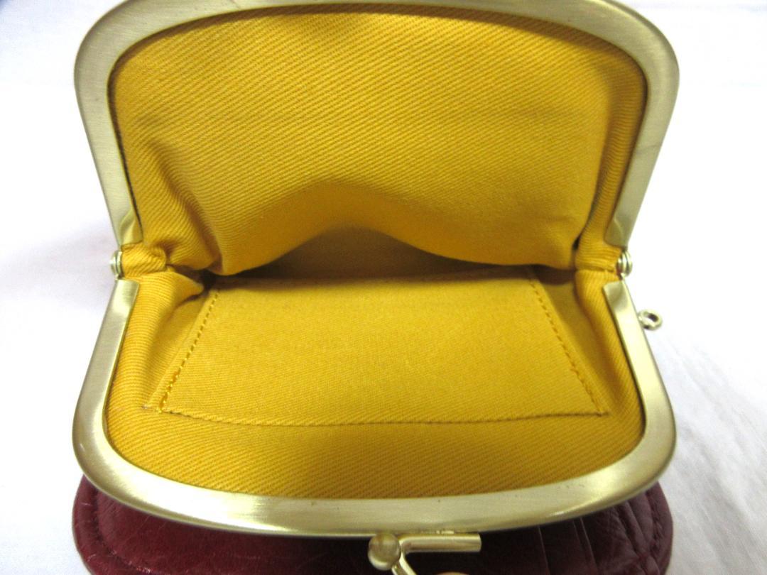 folna フォルナ　ウッドボール　がま口　折財布　未使用品