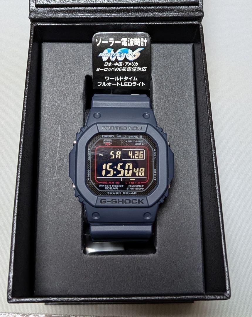 未使用 G-SHOCK 電波ソーラー ネイビー GW-M5610U-2JF