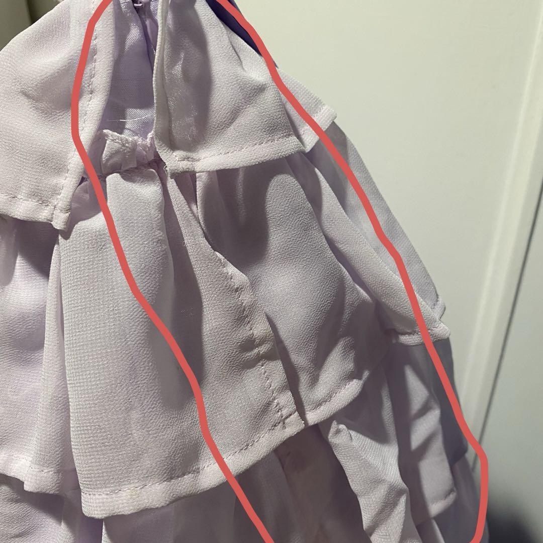 Angelic Pretty アシンメトリーフリルスカート ラベンダー