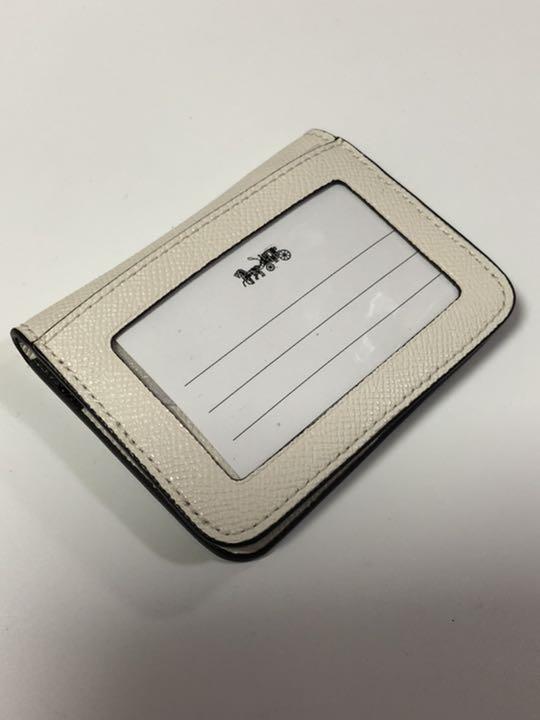 クリアカー 未使用保管品 定期入れ キーリング付き 値下げ Lvy5V-m51260469128 COACH コーチ パスケース ドケースの