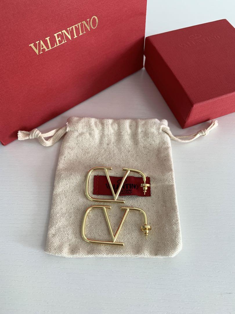 ☆美品☆ VALENTINO ゴールド Vロゴ ピアス
