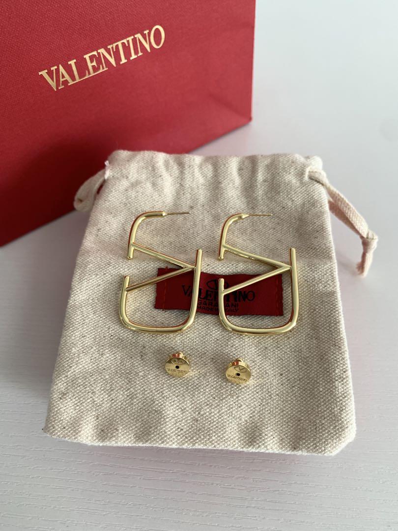☆美品☆ VALENTINO ゴールド Vロゴ ピアス
